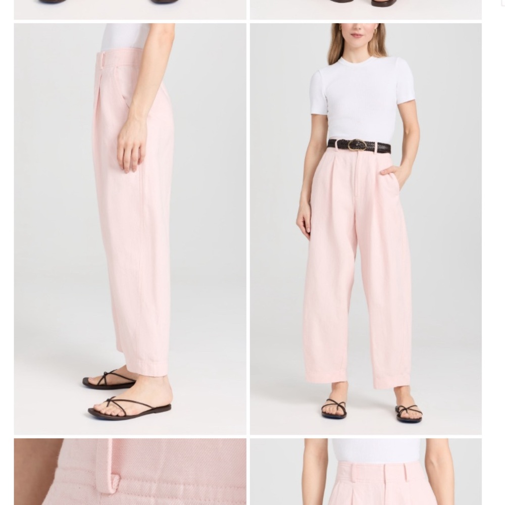 Apiece Apart Bari Cropped Trousers